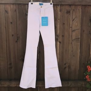 M.i.h.  white flare jeans